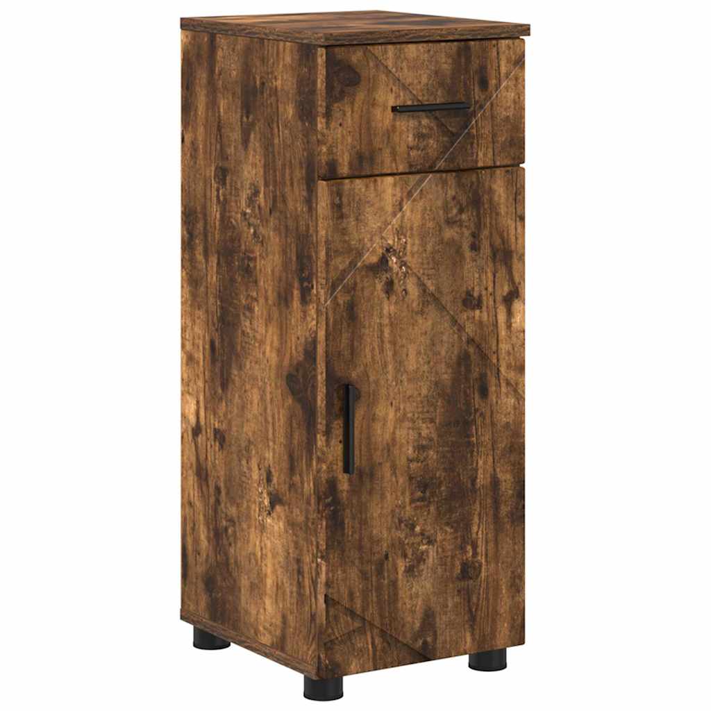Bathroom Furniture Set 4 pcs Smoked oak 30 x 35 x 192 cm