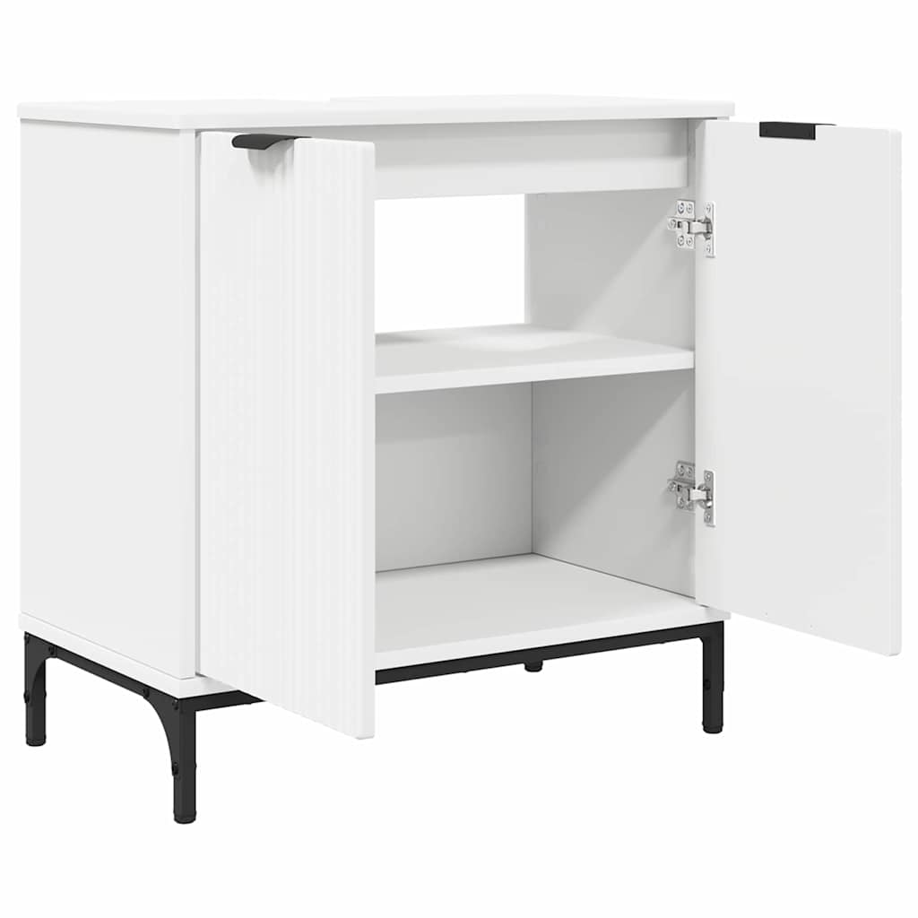 Bathroom Furniture Set with Shelf 2 pcs White 39.5 x 36 x 88 cm