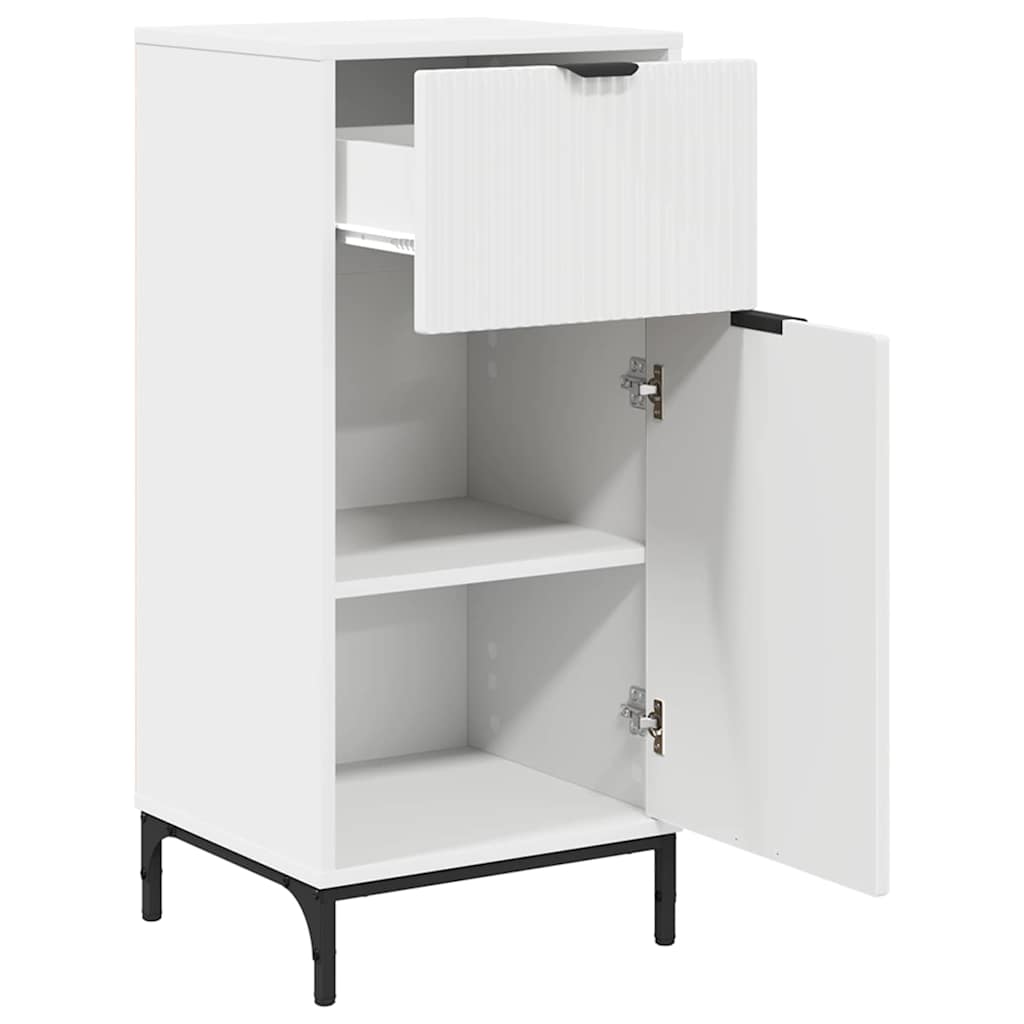 Bathroom Furniture Set with Shelf 2 pcs White 39.5 x 36 x 88 cm