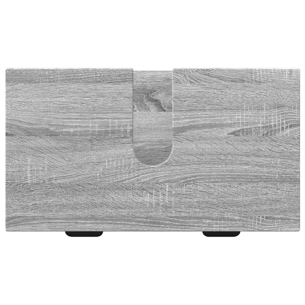 Bathroom Furniture Set 2 pcs Grey sonoma 39.5 x 36 x 88 cm