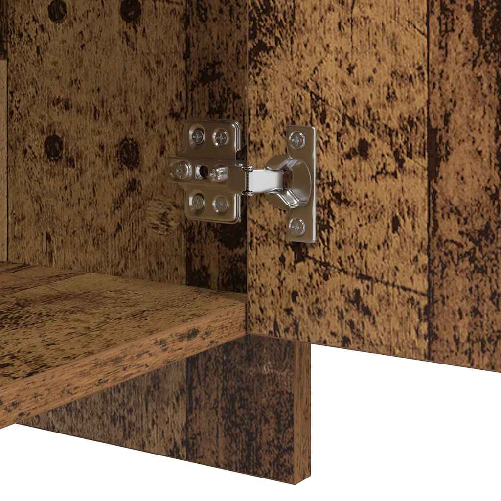 Sideboards 2 pcs Old wood 70 x 41 x 75 cm Engineered wood