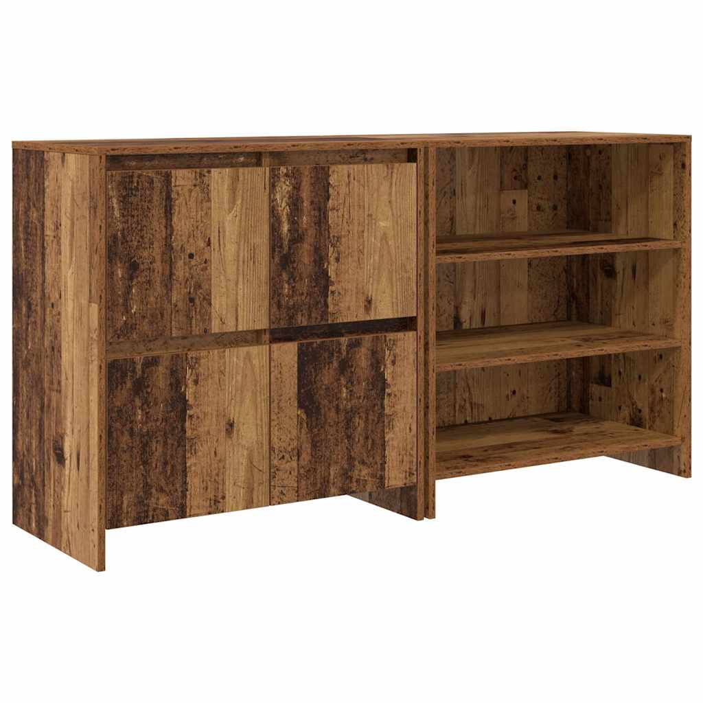Sideboards 2 pcs Old wood 70 x 41 x 75 cm Engineered wood