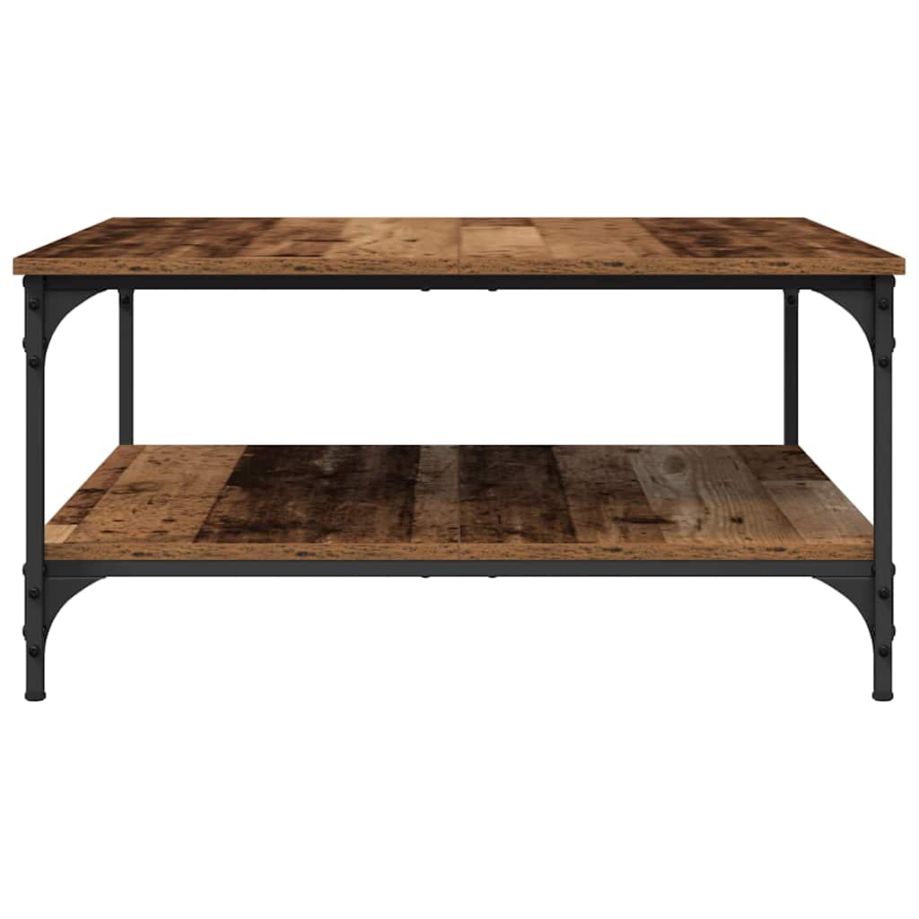 Coffee Table Old wood 80 x 80 x 40 cm Engineered Wood