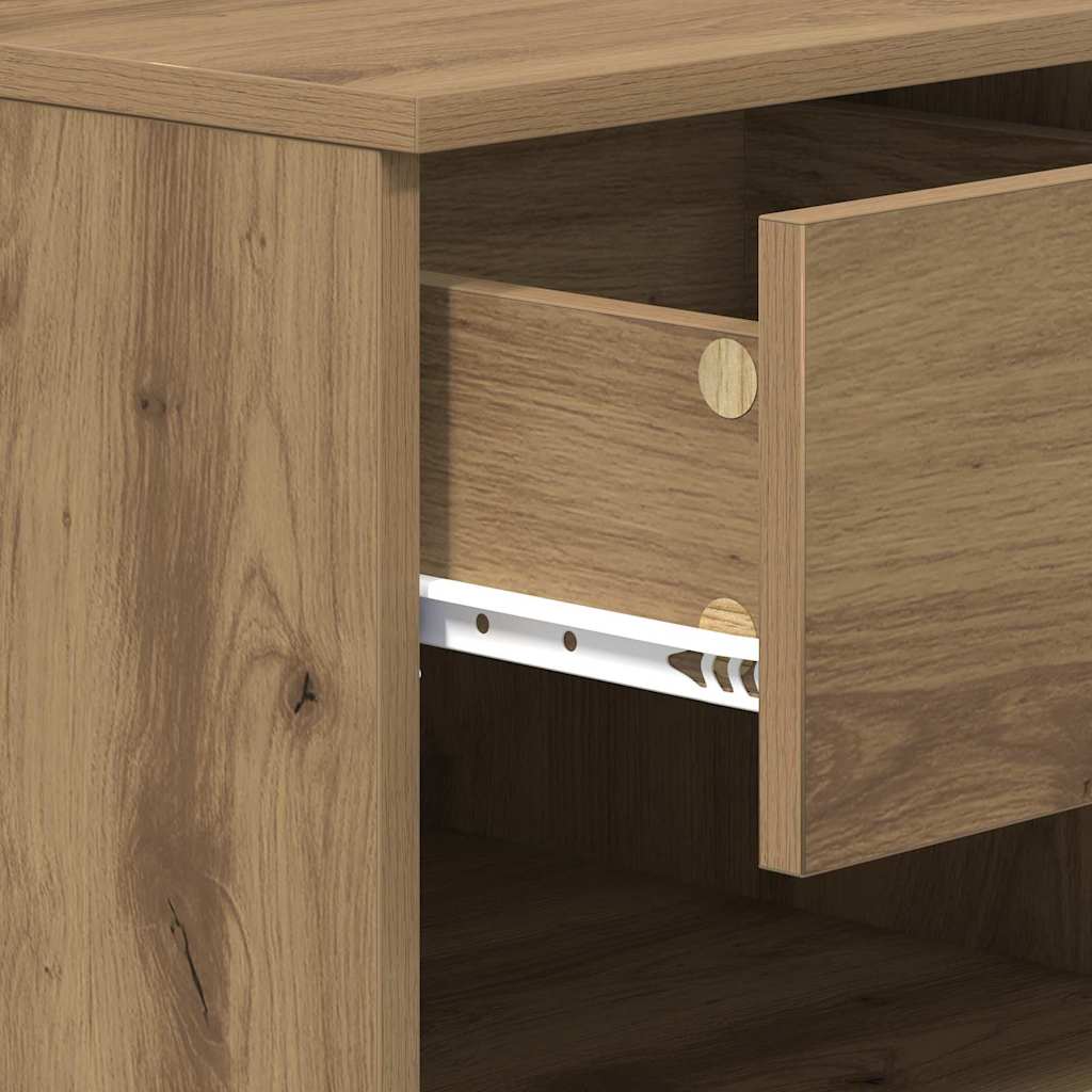 Bed Cabinet 2 pcs Artisan oak 40 x 39 x 40 cm Engineered wood