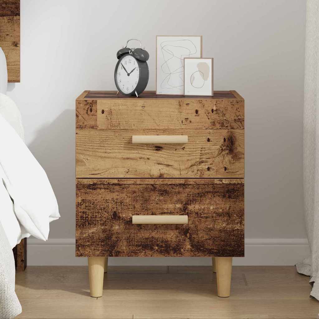Bed Cabinet Old wood 40 x 35 x 47.5 cm Engineered wood