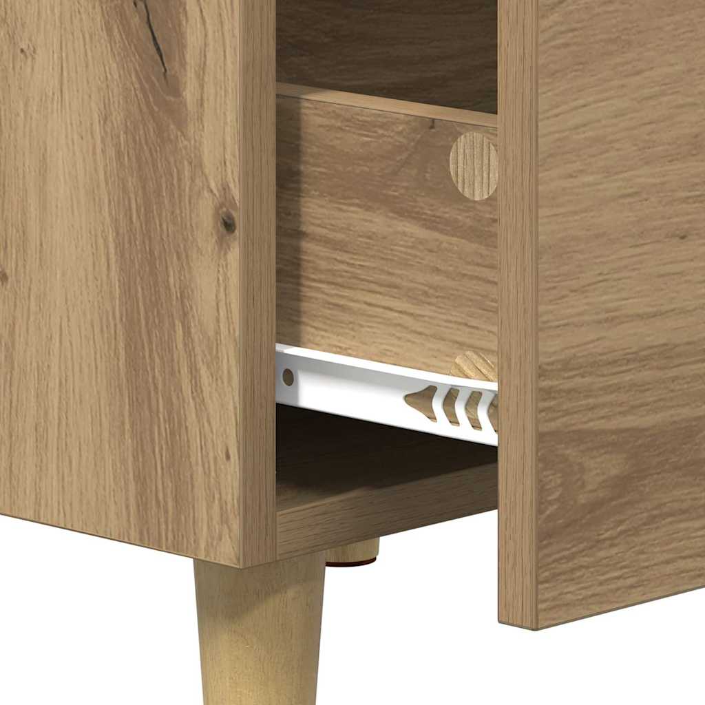 Bedside Cabinet Artisan oak 40 x 40 x 66 cm Engineered wood