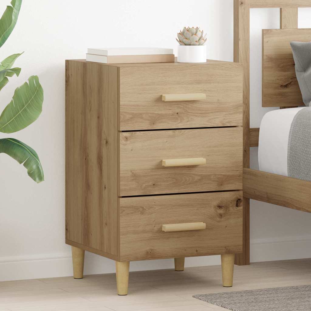 Bedside Cabinet Artisan oak 40 x 40 x 66 cm Engineered wood