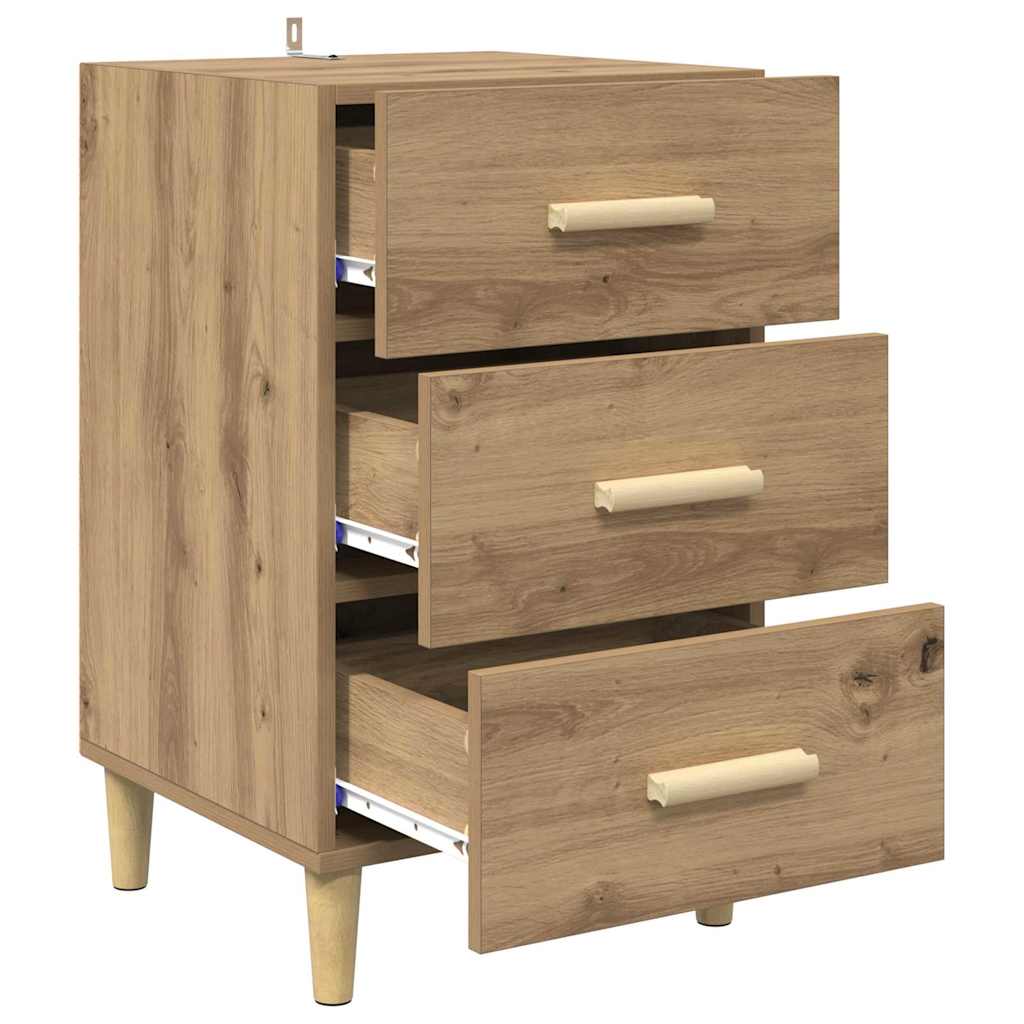 Bedside Cabinet Artisan oak 40 x 40 x 66 cm Engineered wood