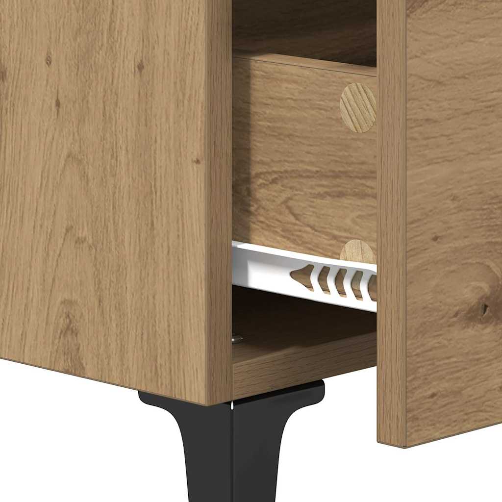Bedside Cabinet Artisan oak 40 x 40 x 66 cm Engineered wood