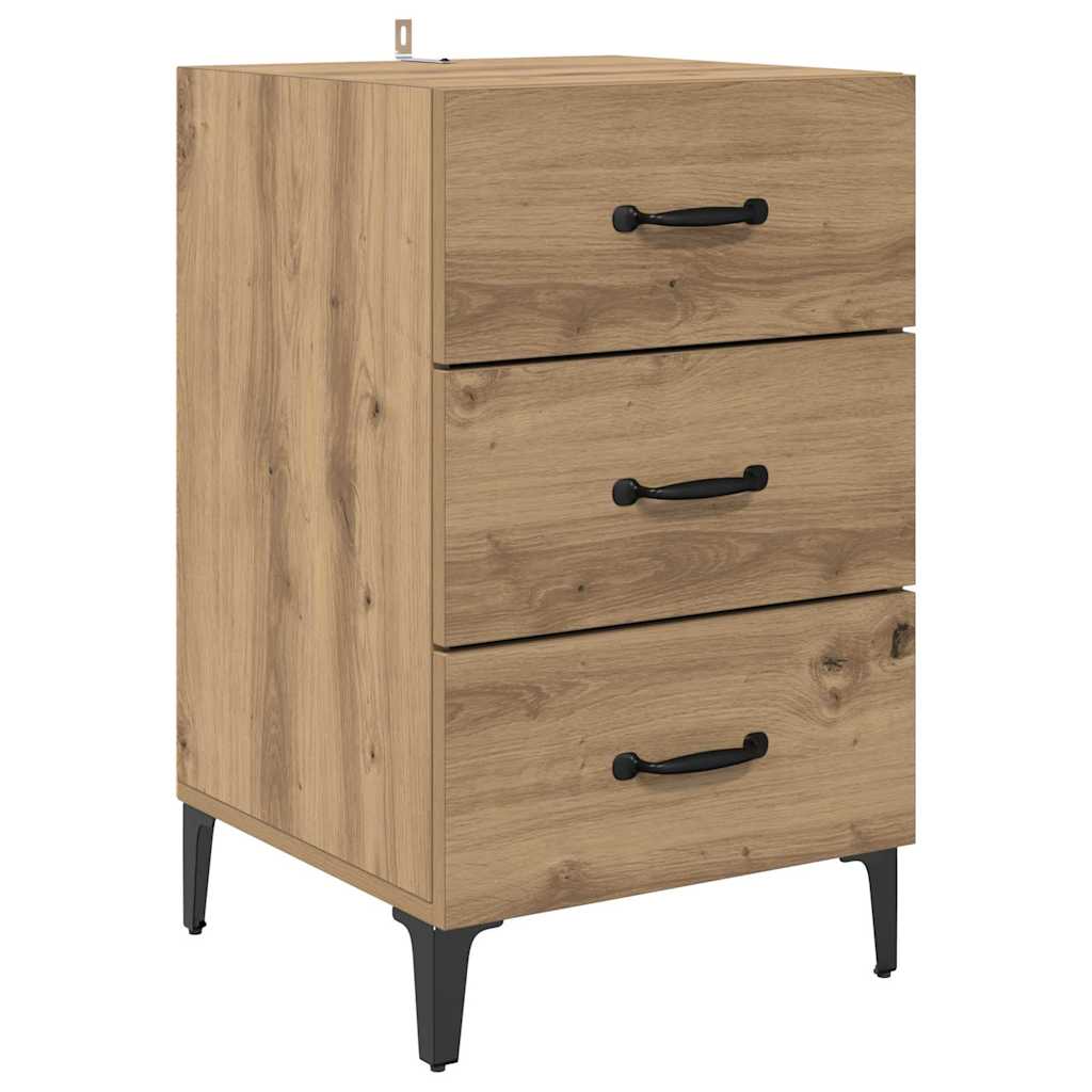 Bedside Cabinet Artisan oak 40 x 40 x 66 cm Engineered wood
