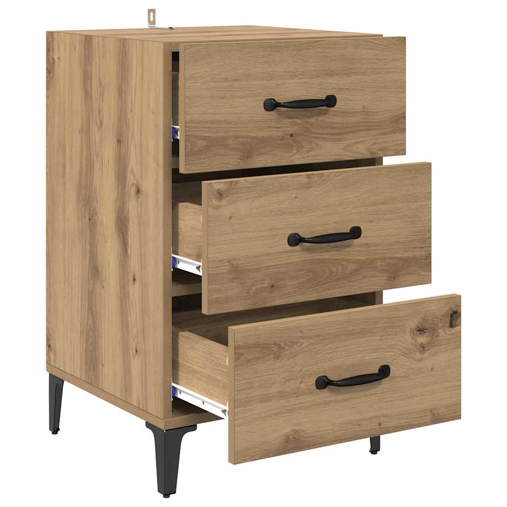 Bedside Cabinet Artisan oak 40 x 40 x 66 cm Engineered wood