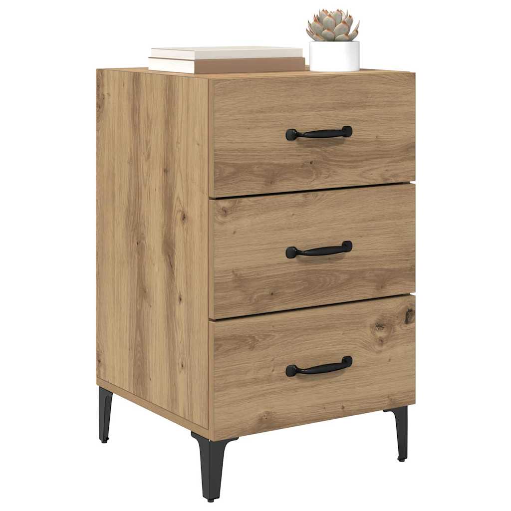 Bedside Cabinet Artisan oak 40 x 40 x 66 cm Engineered wood
