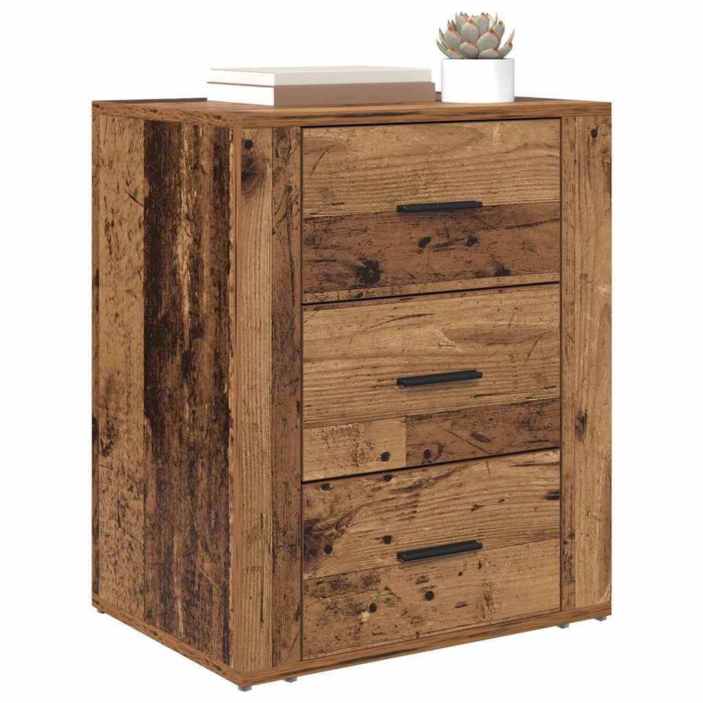 Bedside Cabinet Old wood 50 x 36 x 60 cm Engineered wood