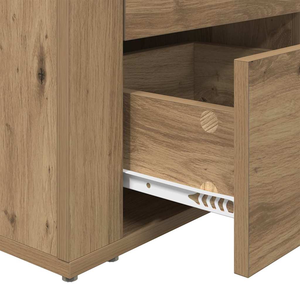 Bedside Cabinet Artisan oak 50 x 36 x 60 cm Engineered wood
