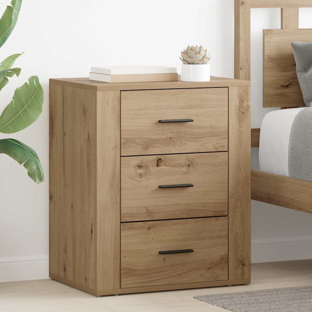 Bedside Cabinet Artisan oak 50 x 36 x 60 cm Engineered wood
