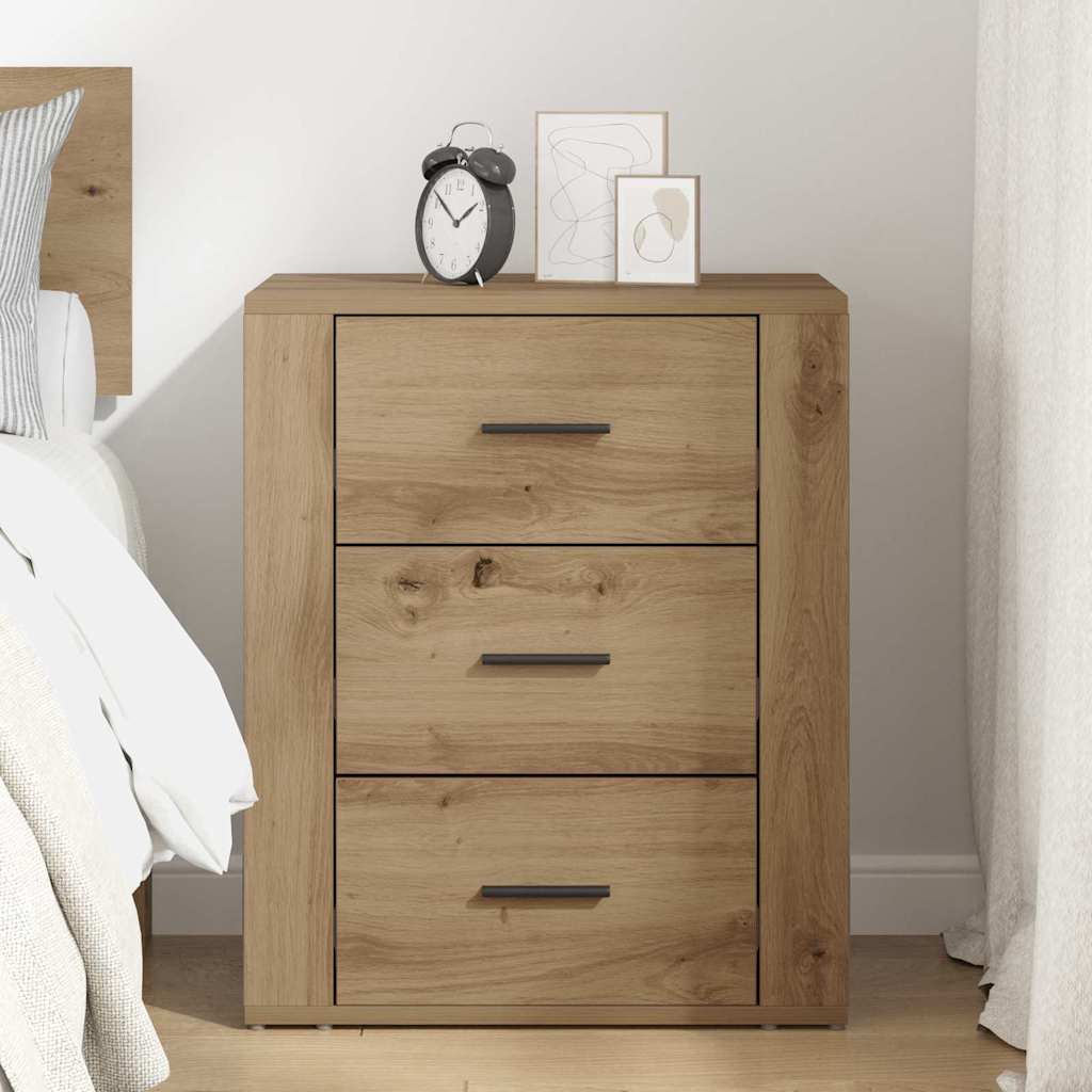Bedside Cabinet Artisan oak 50 x 36 x 60 cm Engineered wood