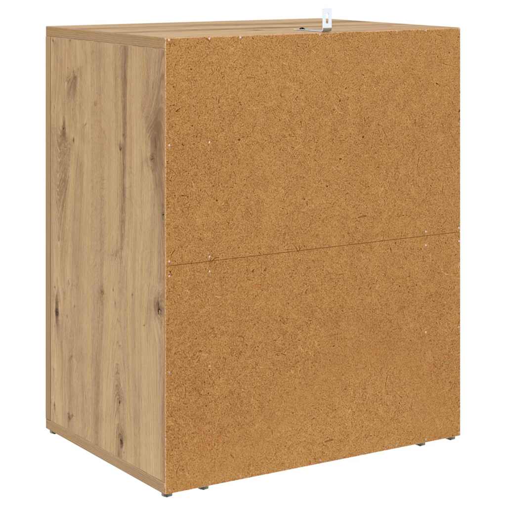 Bedside Cabinet Artisan oak 50 x 36 x 60 cm Engineered wood