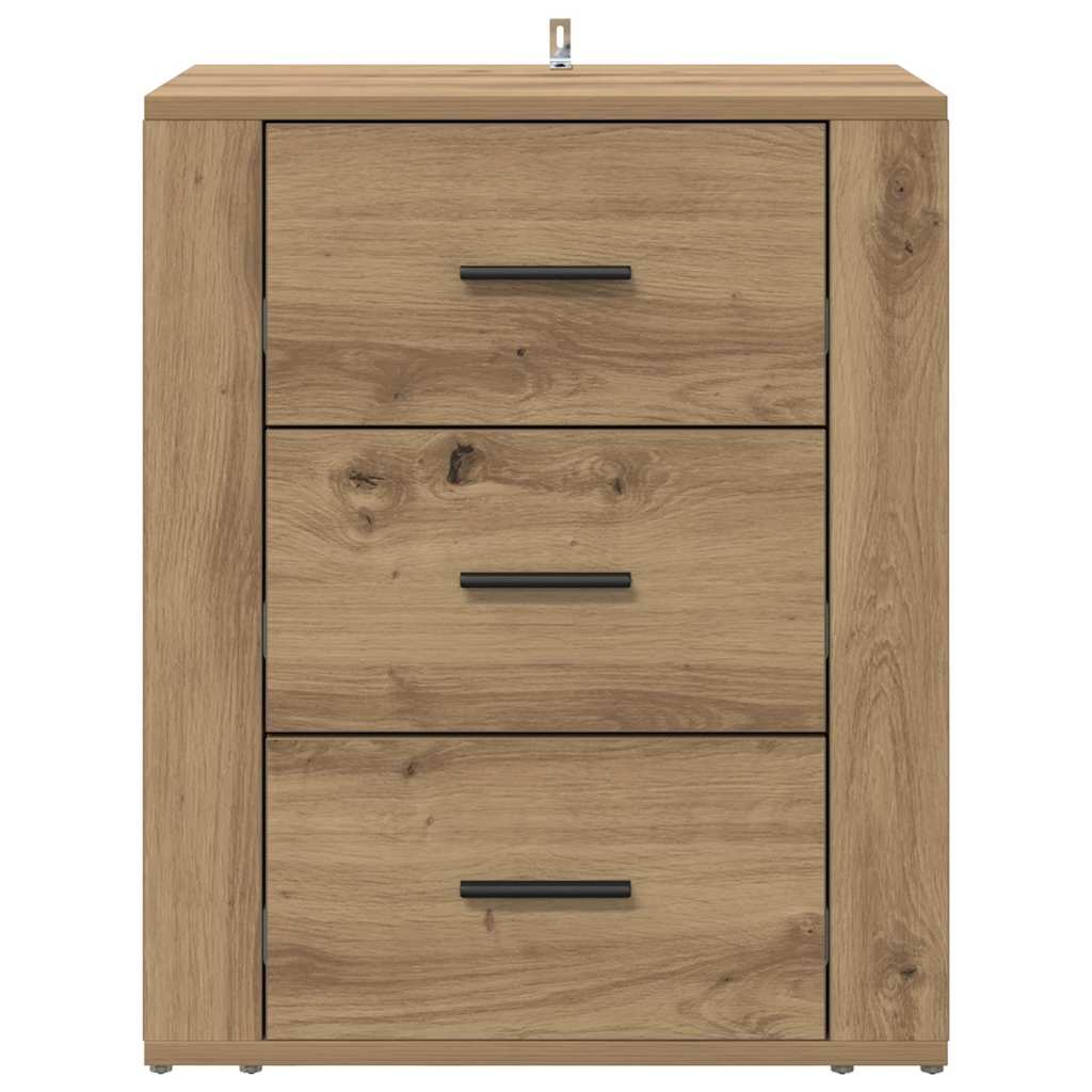 Bedside Cabinet Artisan oak 50 x 36 x 60 cm Engineered wood