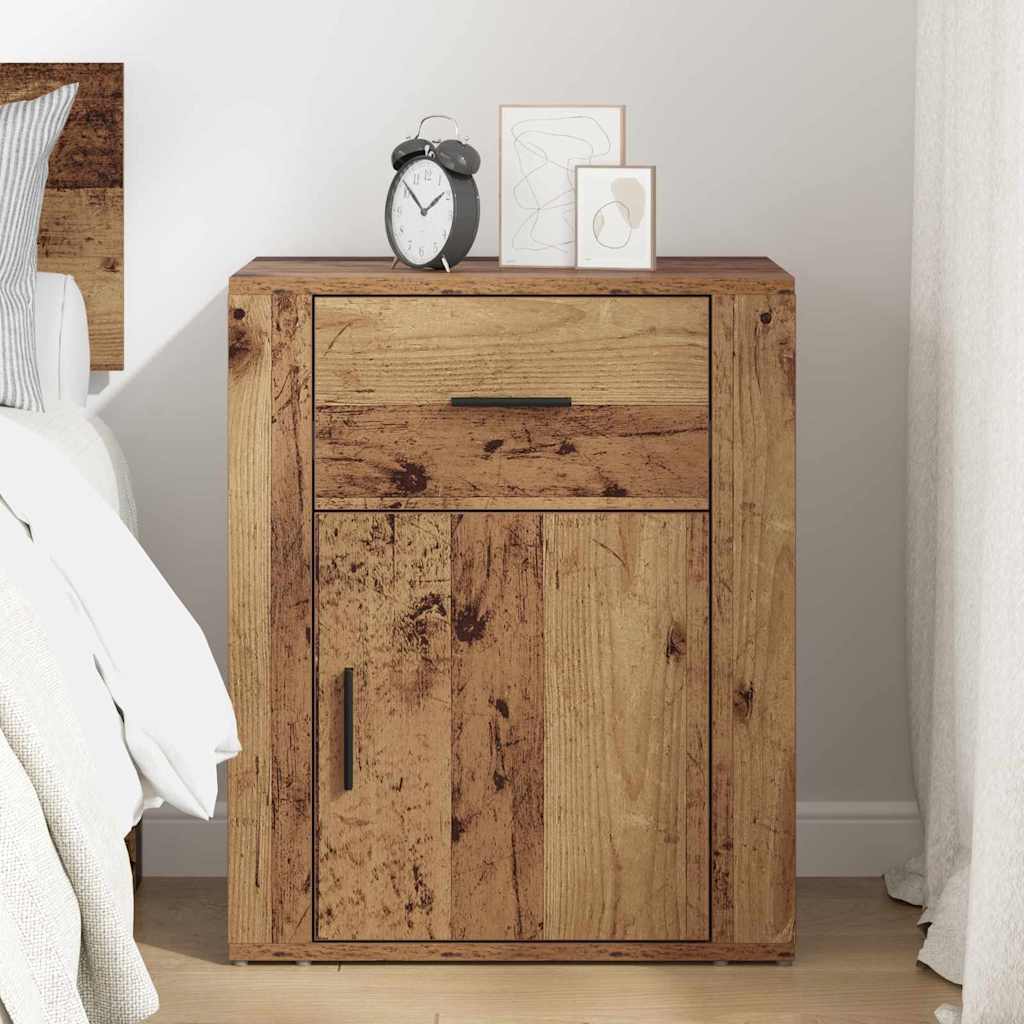Bedside Cabinet Old wood 50 x 36 x 60 cm Engineered wood