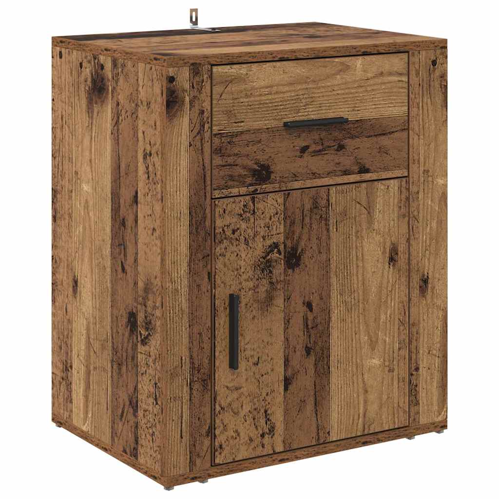 Bedside Cabinet Old wood 50 x 36 x 60 cm Engineered wood