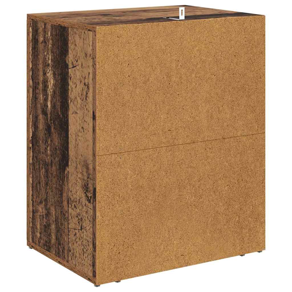 Bedside Cabinet Old wood 50 x 36 x 60 cm Engineered wood