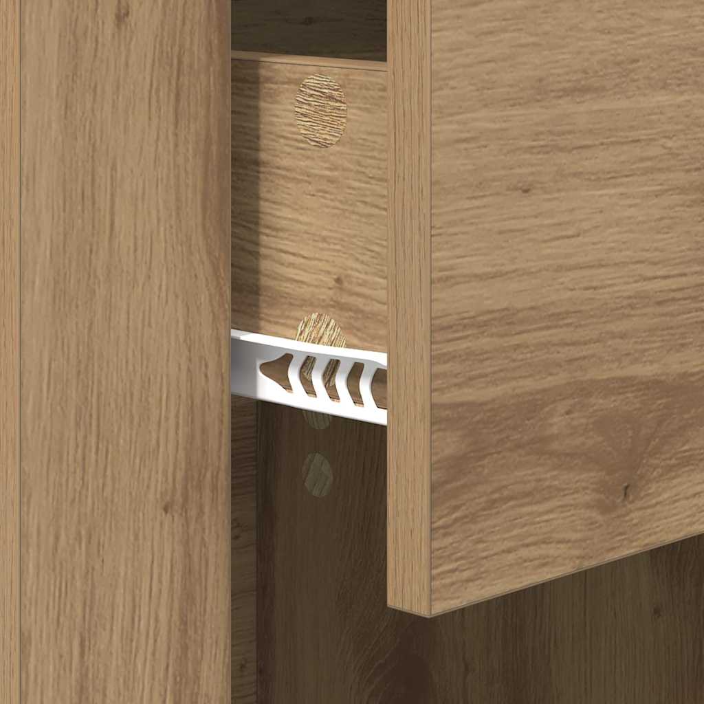 Bedside Cabinet Artisan oak 50 x 36 x 60 cm Engineered wood