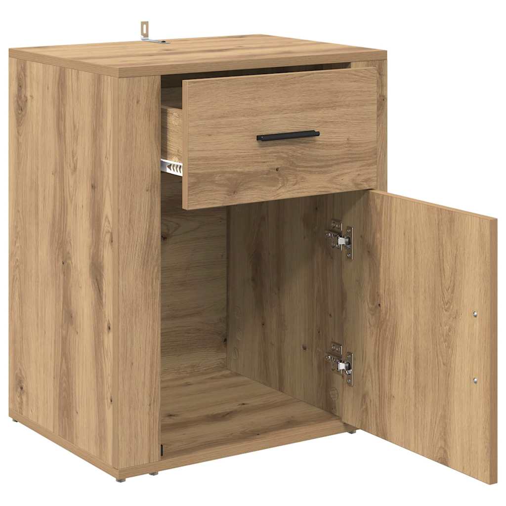 Bedside Cabinet Artisan oak 50 x 36 x 60 cm Engineered wood