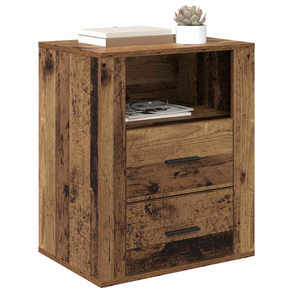 Bedside Cabinet Old wood 50 x 36 x 60 cm Engineered wood