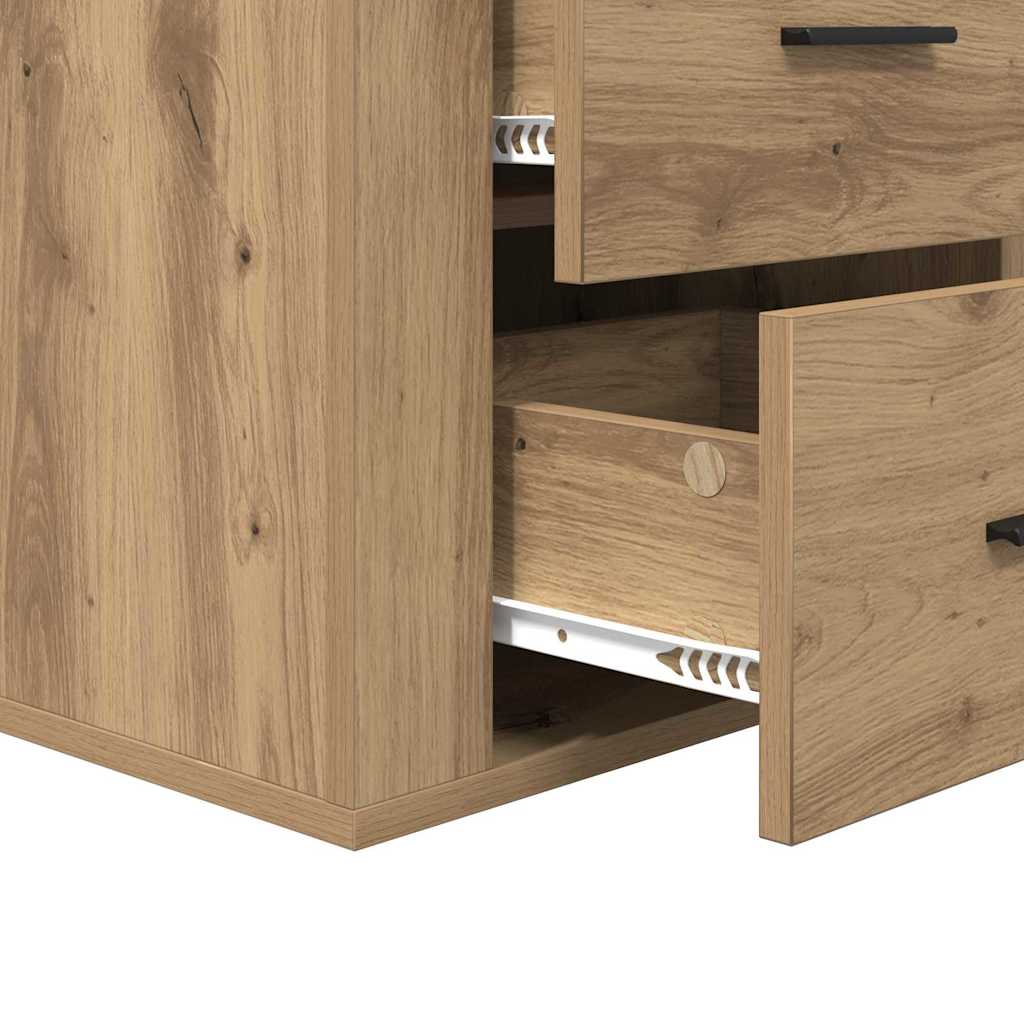 Bedside Cabinet Artisan oak 50 x 36 x 60 cm Engineered wood