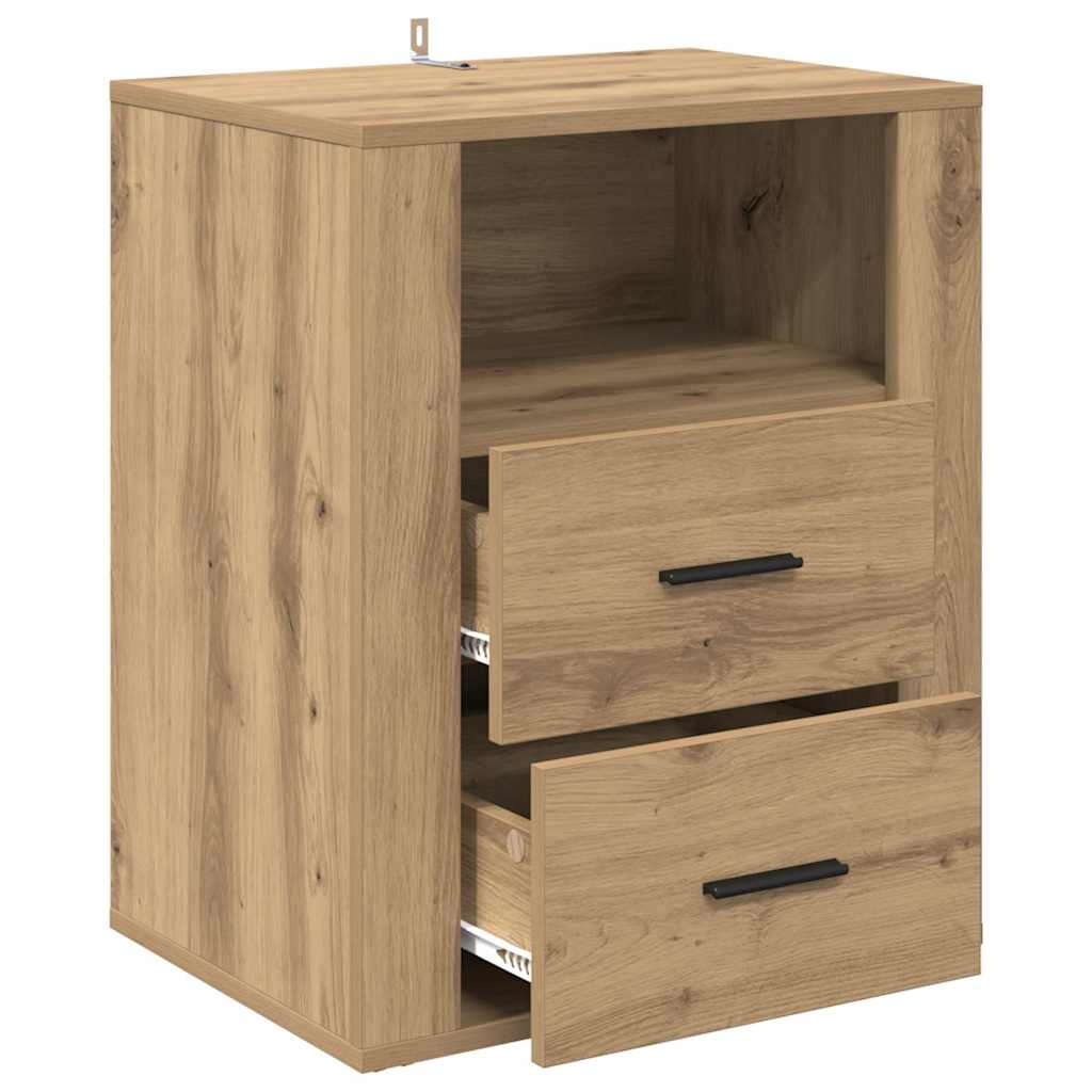 Bedside Cabinet Artisan oak 50 x 36 x 60 cm Engineered wood