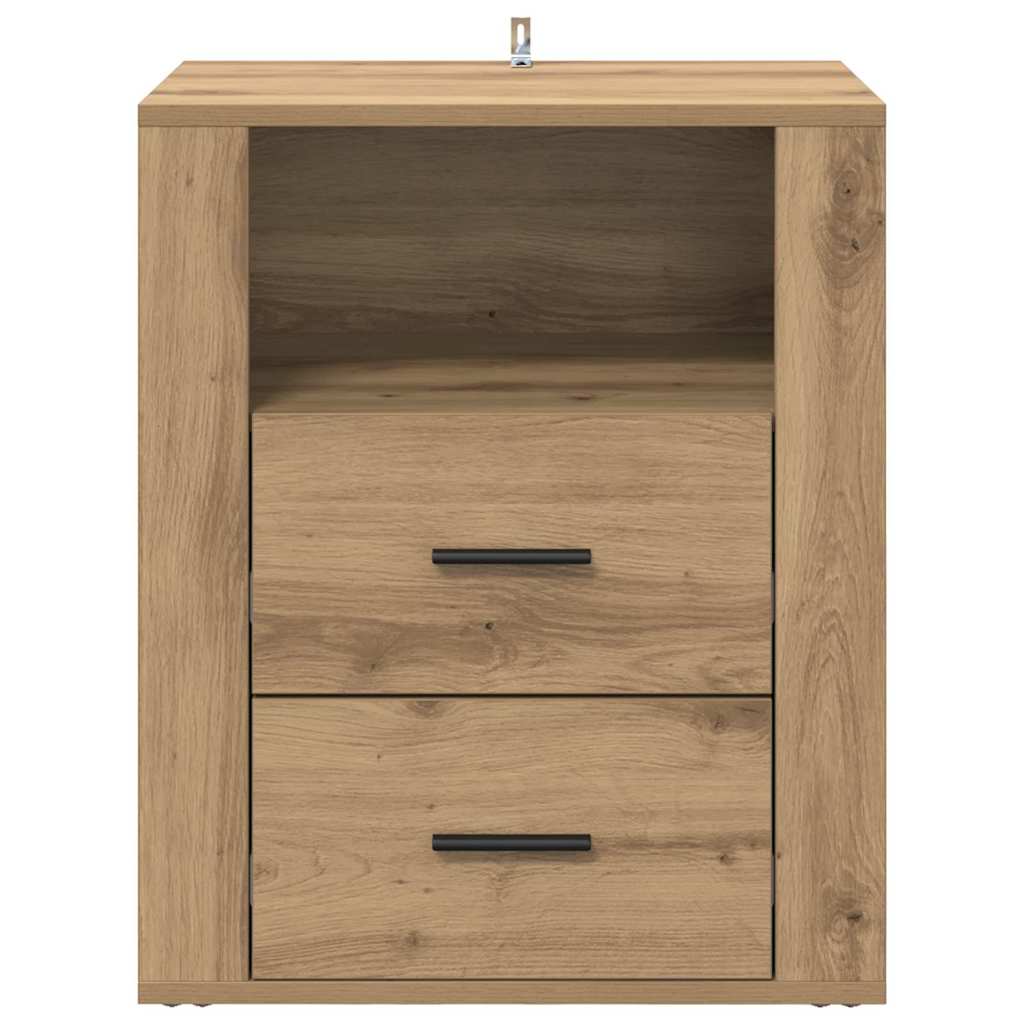 Bedside Cabinet Artisan oak 50 x 36 x 60 cm Engineered wood