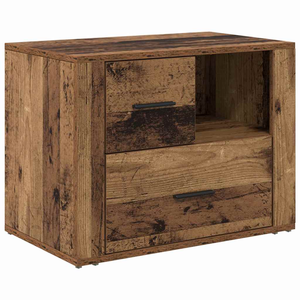 Bedside Cabinet Old wood 60 x 36 x 45 cm Engineered wood