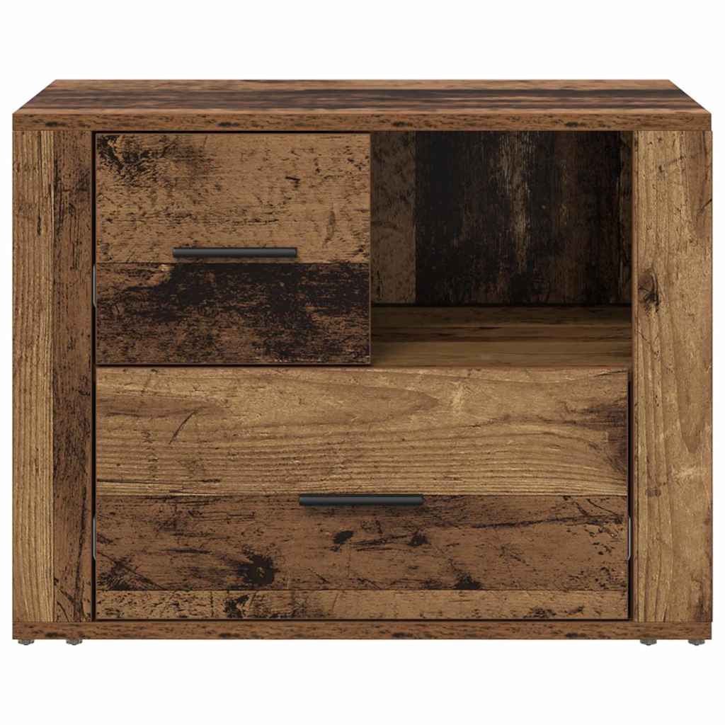 Bedside Cabinet Old wood 60 x 36 x 45 cm Engineered wood