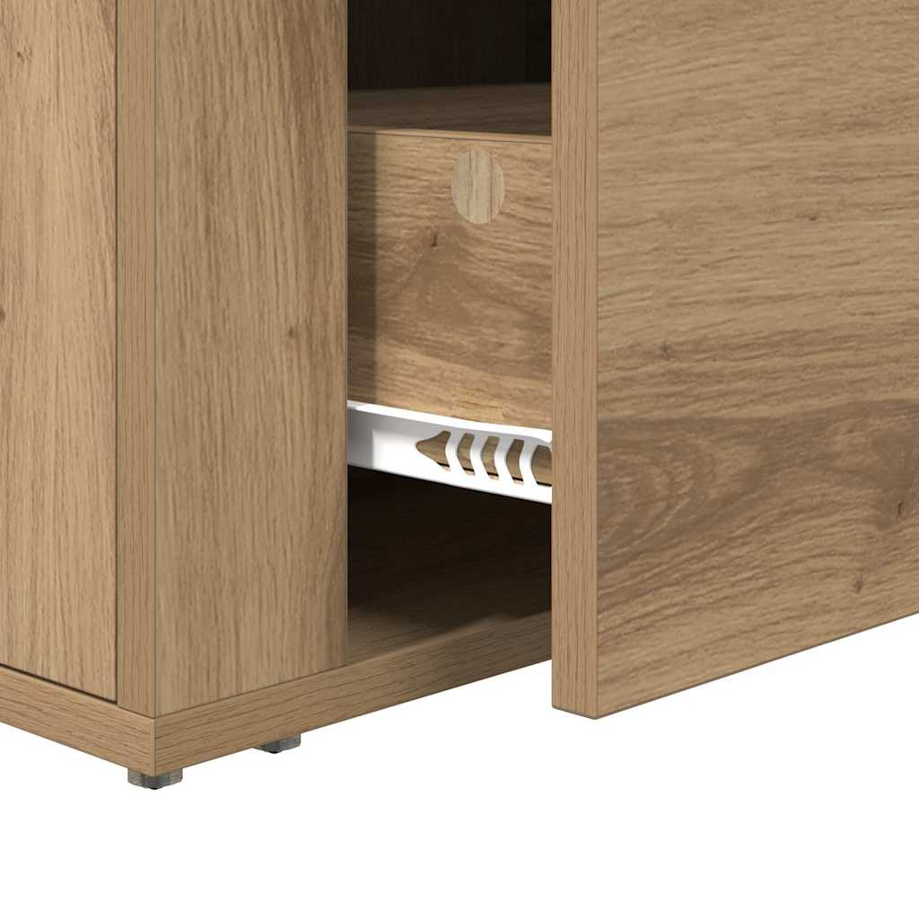 Bedside Cabinet Artisan oak 60 x 36 x 45 cm Engineered wood