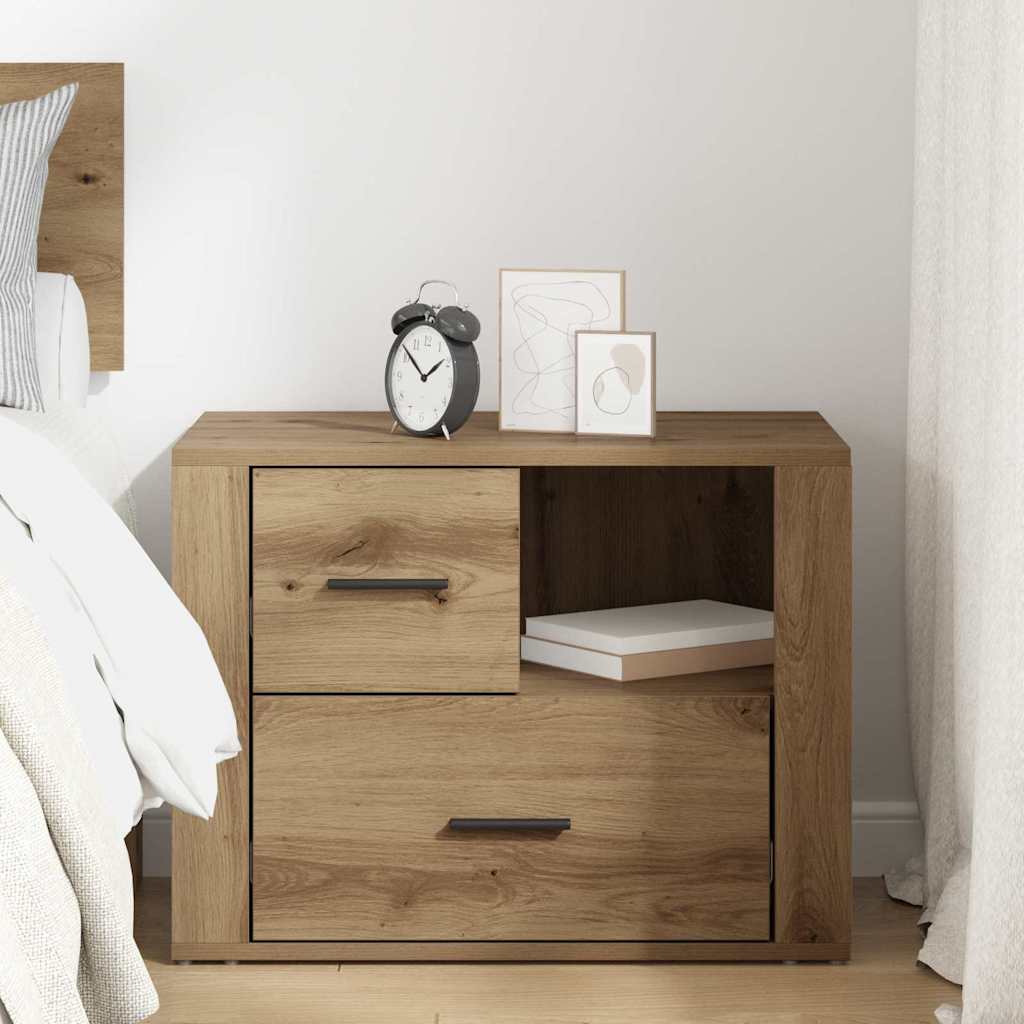 Bedside Cabinet Artisan oak 60 x 36 x 45 cm Engineered wood