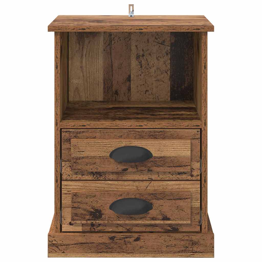 Bedside Cabinet Old wood 43 x 36 x 60 cm Engineered wood