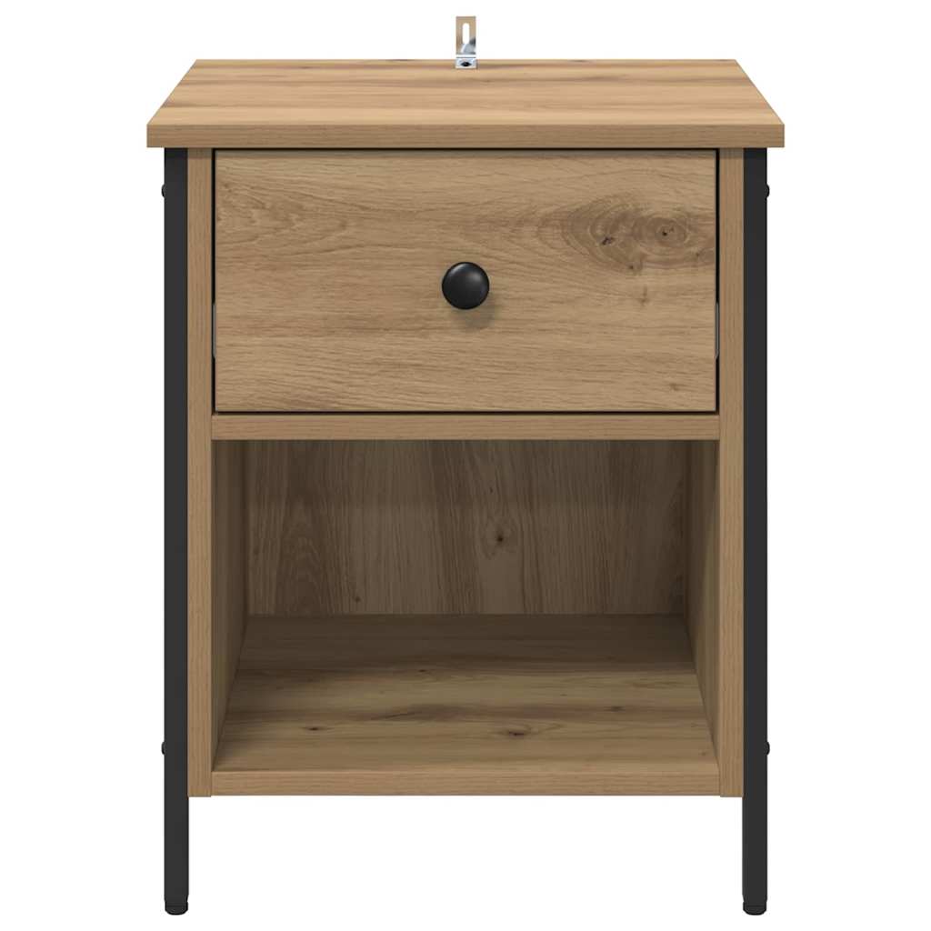 Bedside Cabinet Artisan oak 40 x 42 x 50 cm Engineered wood