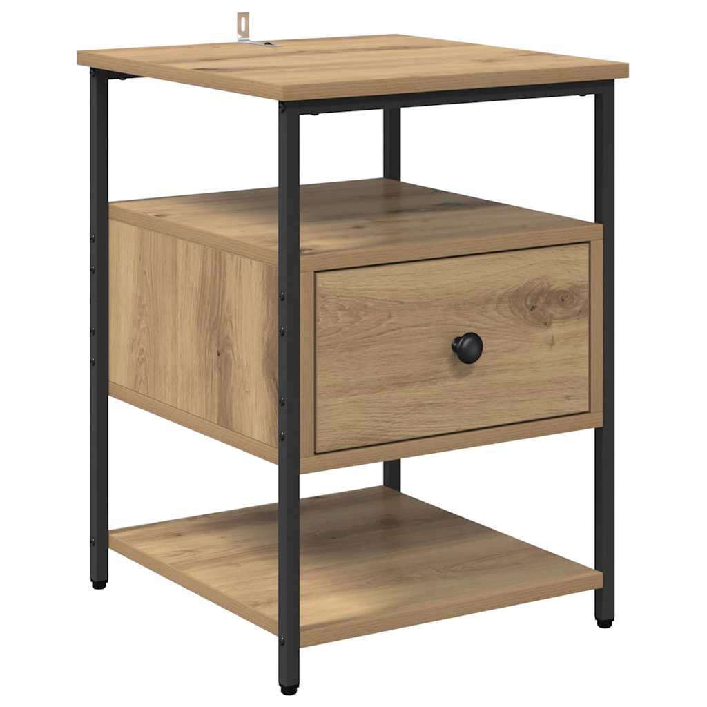 Bedside Cabinet Artisan oak 40 x 42 x 56 cm Engineered wood