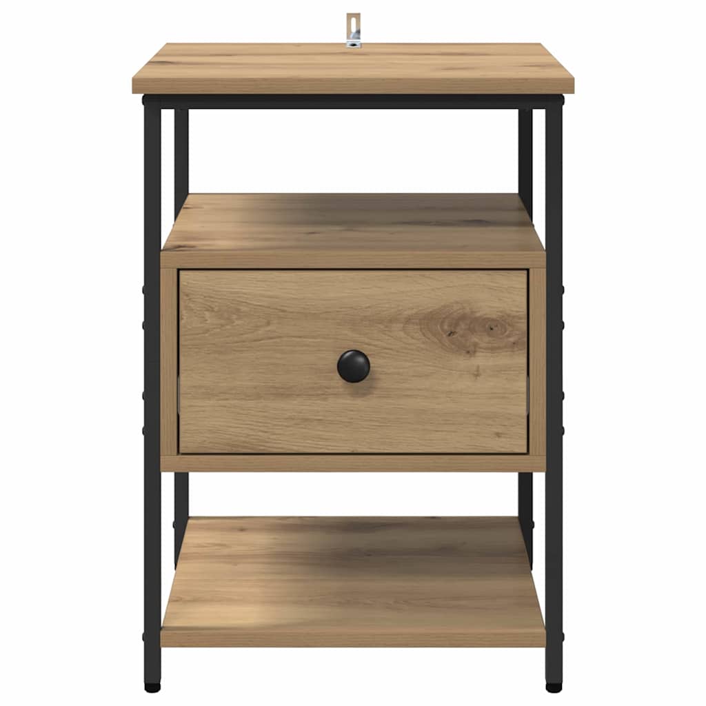 Bedside Cabinet Artisan oak 40 x 42 x 56 cm Engineered wood