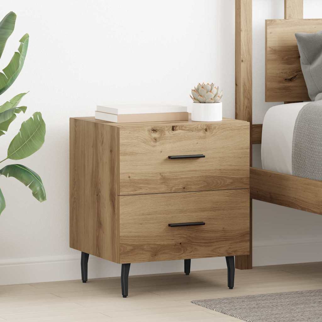 Bedside Cabinet Artisan oak 40 x 35 x 47.5 cm Engineered wood