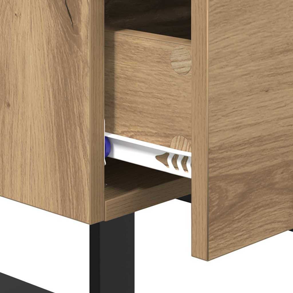 Bedside Cabinet Artisan oak 40 x 35 x 47.5 cm Engineered wood