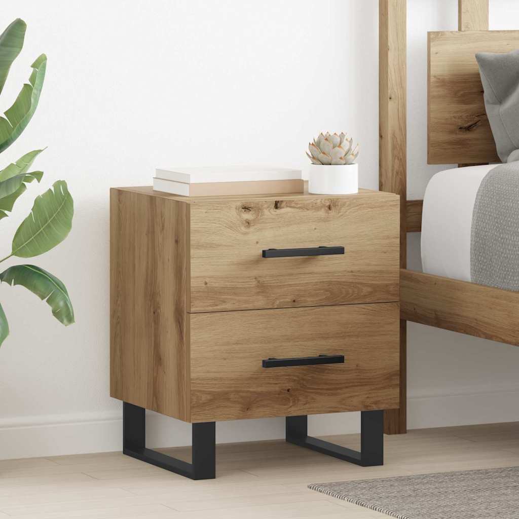 Bedside Cabinet Artisan oak 40 x 35 x 47.5 cm Engineered wood