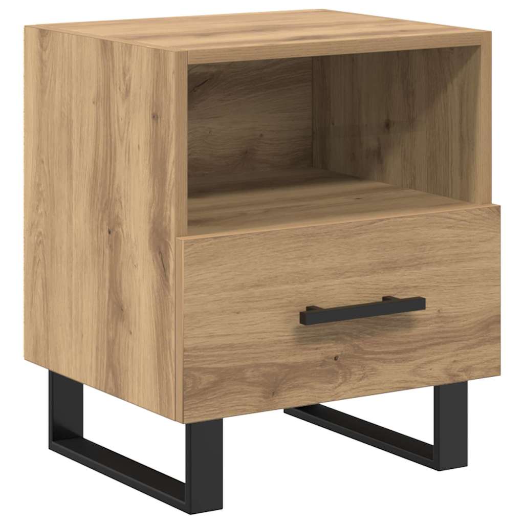 Bedside Cabinet Artisan oak 40 x 35 x 47.5 cm Engineered wood