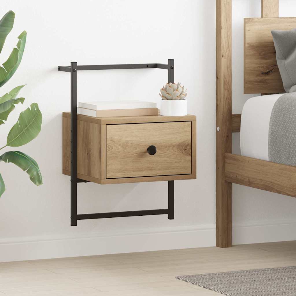 Bedside Cabinet Artisan oak 35 x 30 x 51 cm Engineered wood