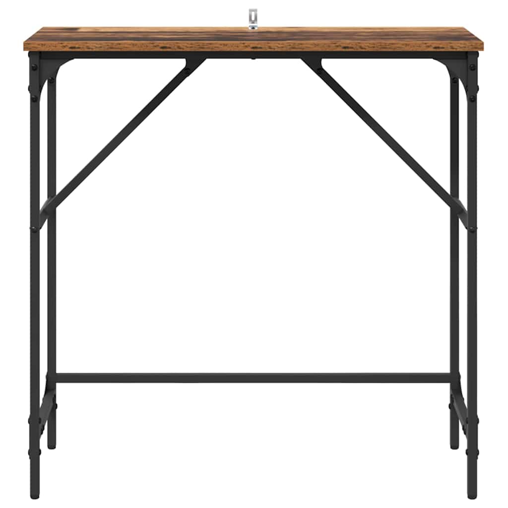 Console Table Old wood 75 x 32 x 75 cm Engineered Wood