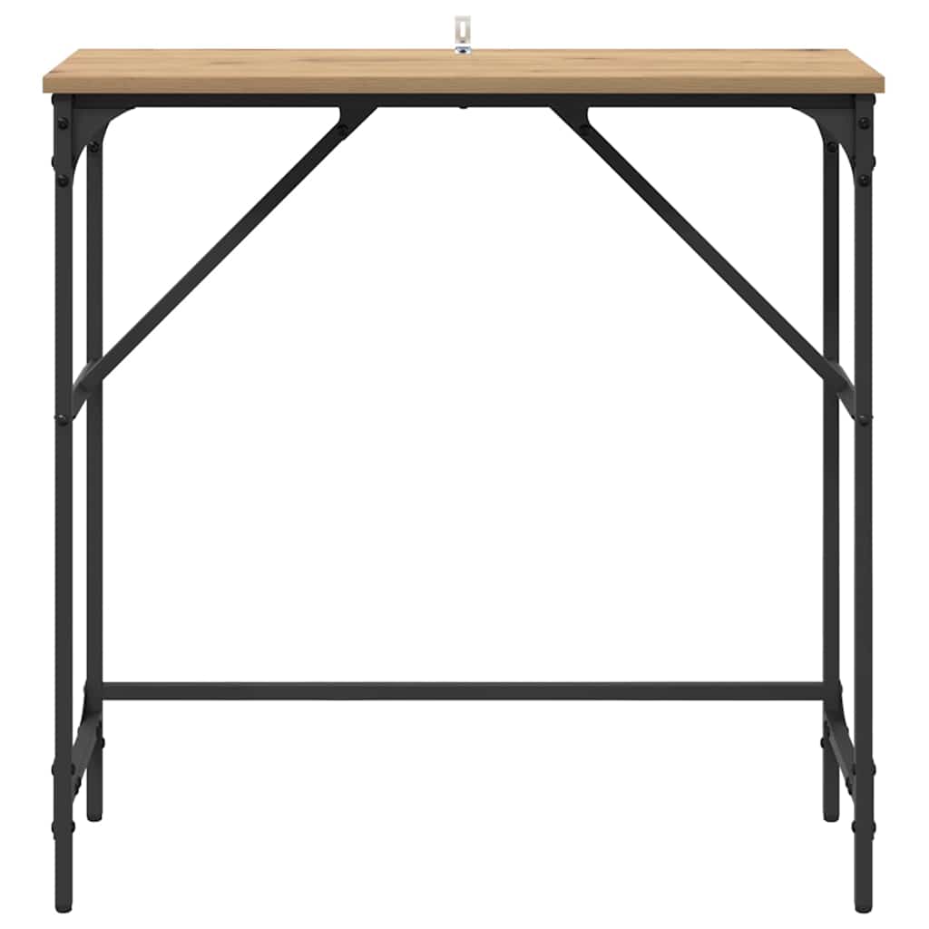 Console Table Artisan oak 75 x 32 x 75 cm Engineered Wood