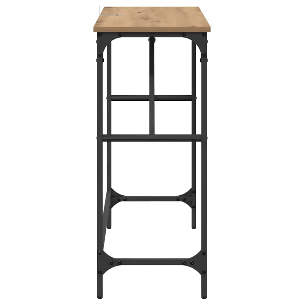 Console Table Artisan oak 75 x 32 x 75 cm Engineered Wood