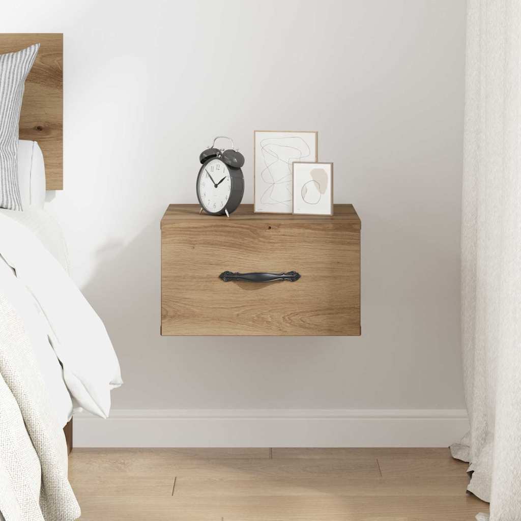 Bedside Cabinet Artisan oak 35 x 35 x 20 cm Engineered wood