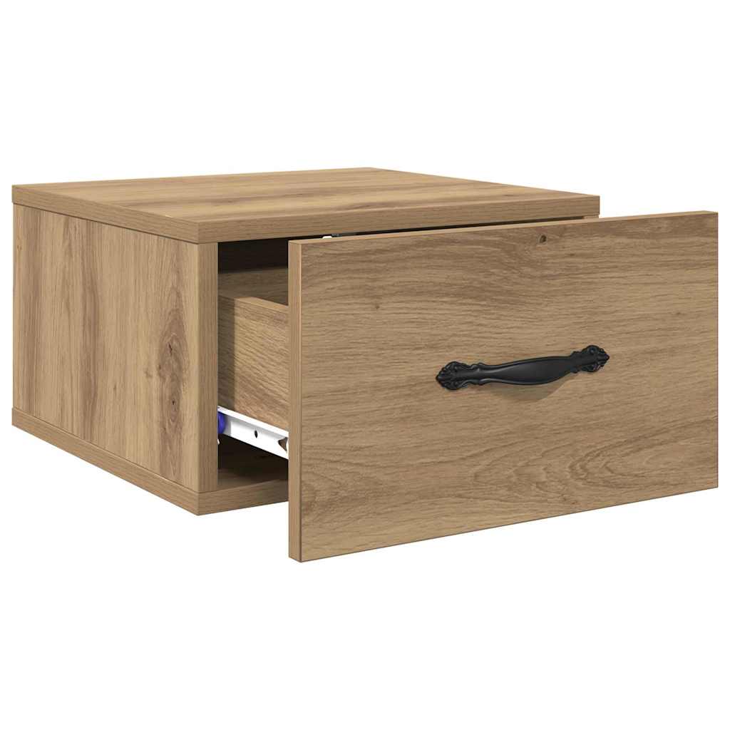 Bedside Cabinet Artisan oak 35 x 35 x 20 cm Engineered wood