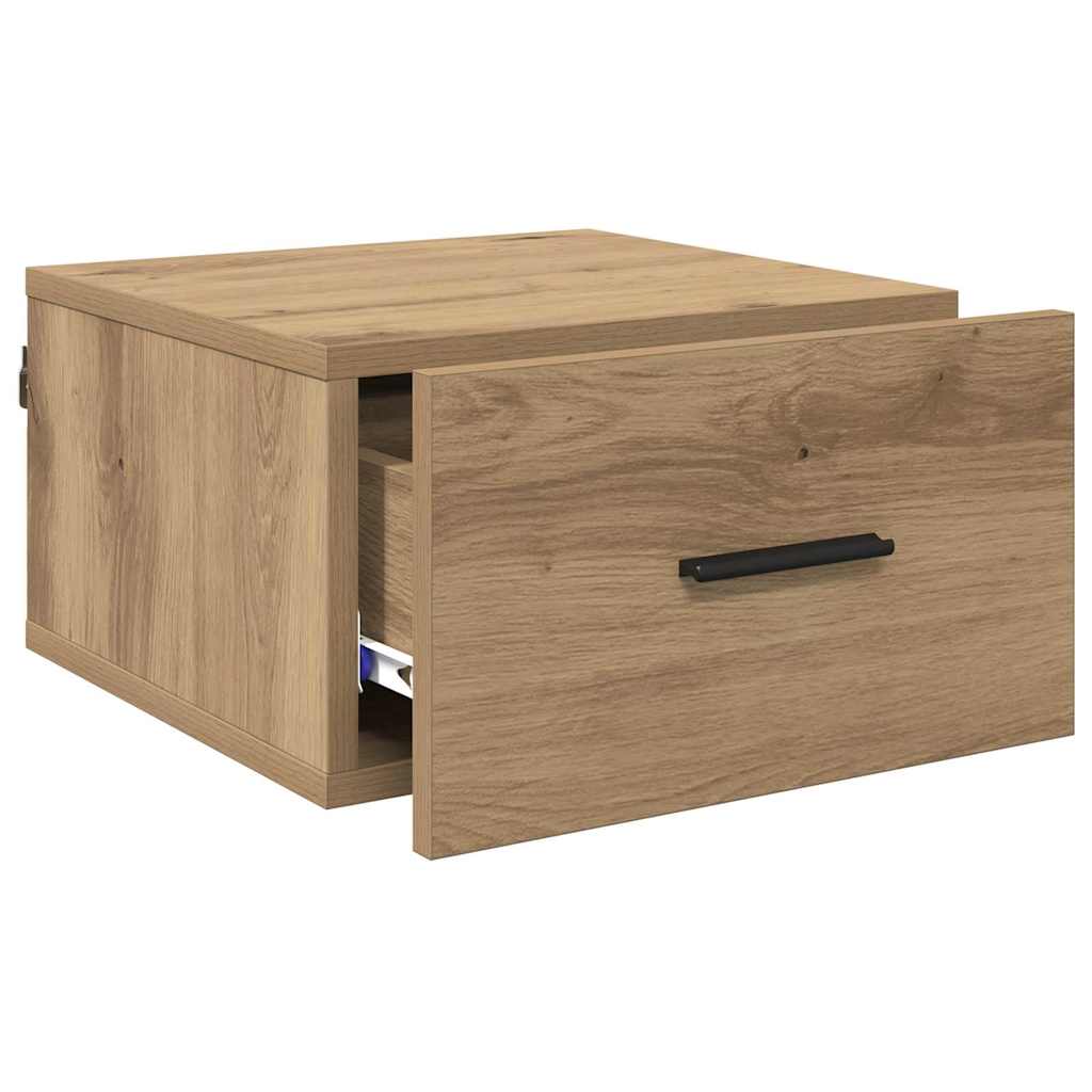 Bedside Cabinet Artisan oak 35 x 35 x 20 cm Engineered wood